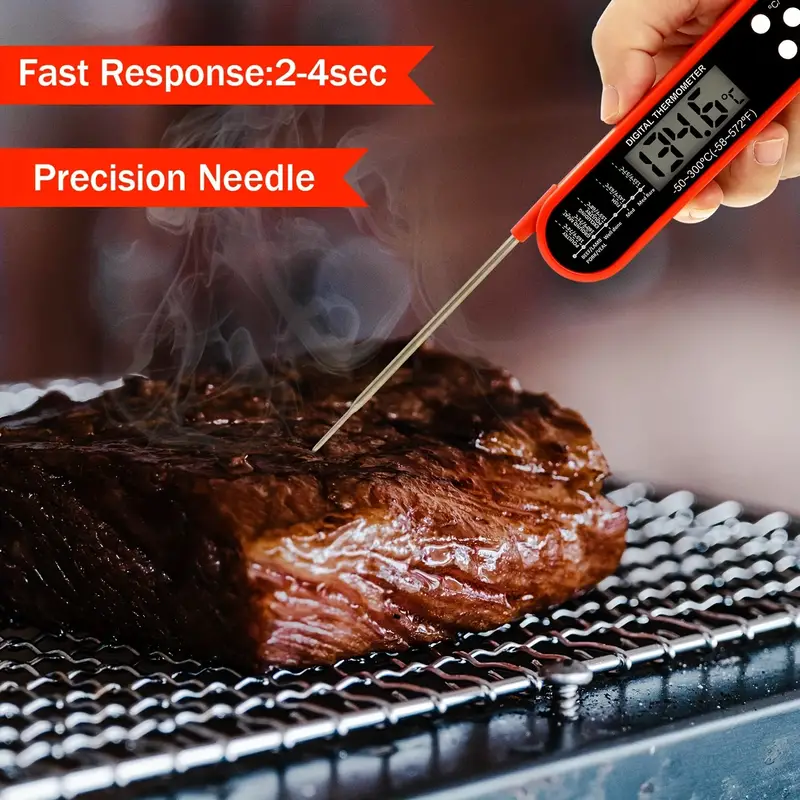Meat Thermometers, Digital Meat Thermometer, Fast & Precise Food