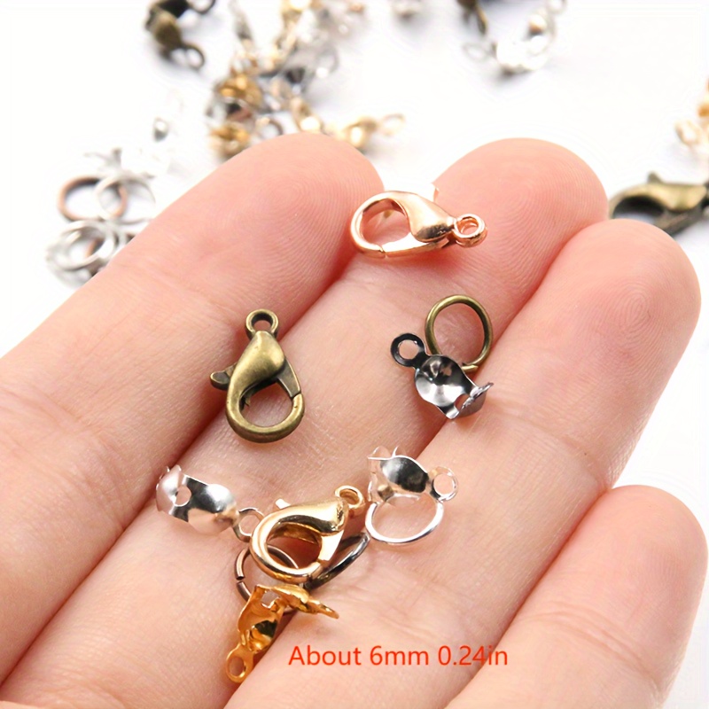 Stainless Steel Jewelry Clasps Hooks Silver Golden Bronze - Temu