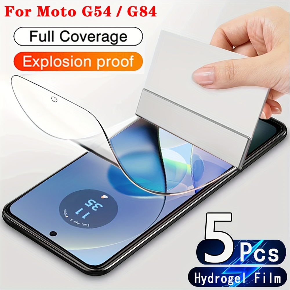 Compre Para el Borde de Motorola 40 5 g de Pegamento Lateral Protector de  Pantalla Completa de Vidrio Con Temperamento Curvado HD Transparente de la  Pantalla de Pantalla de Teléfono Transparente en