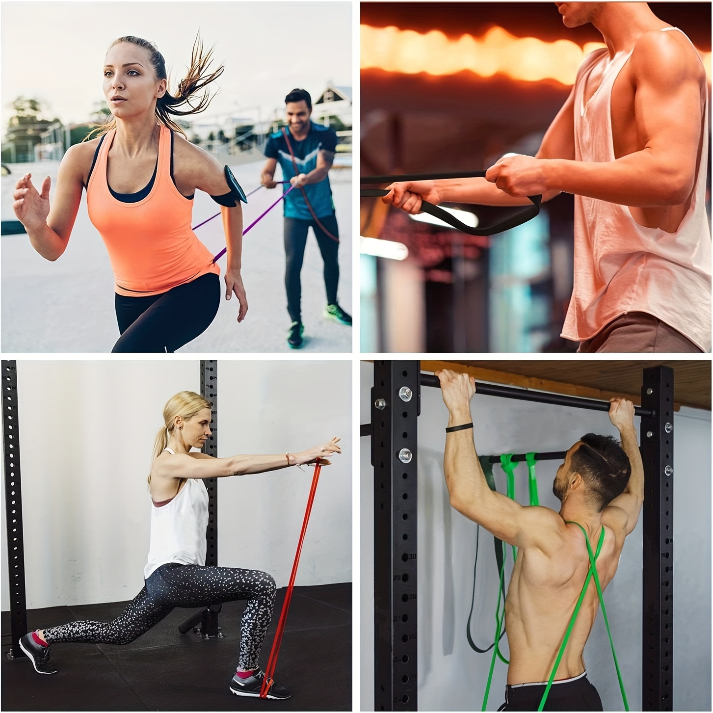 Unlock Strength Resistance Bands: Ultimate Home Gym Solution - Temu