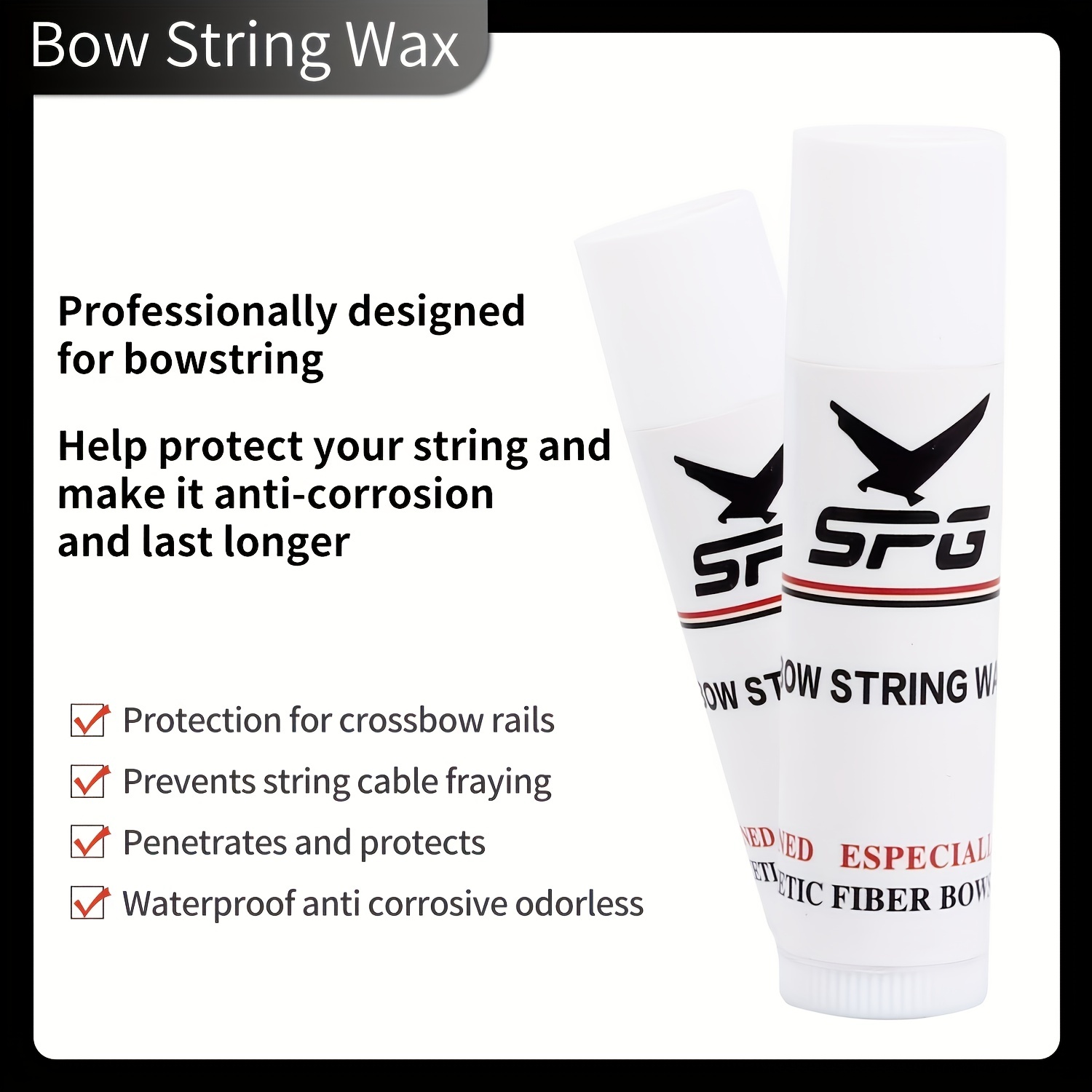 1Pc Archery Bow String Wax, Waterproof String Protective Wax, Bowstring Wax  For Crossbow Recurve Compound Bow