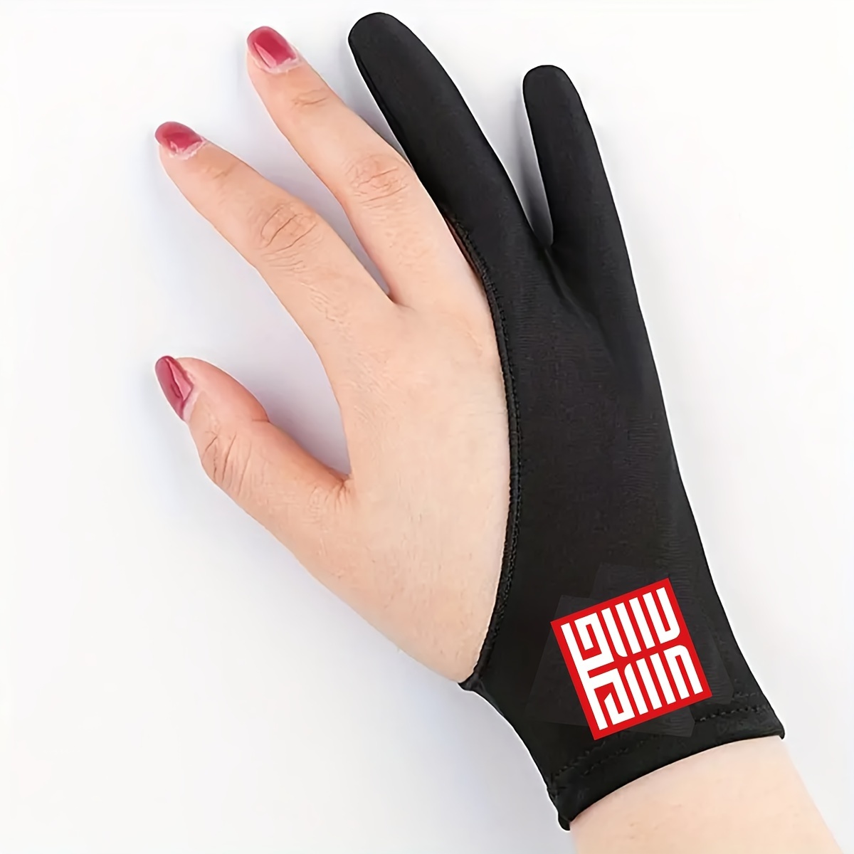 10 Pack Artist Gloves for Tablet Digital Drawing Glove Two Fingers