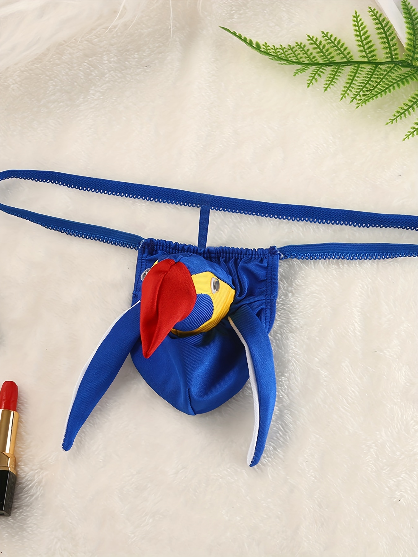Birds Sexy Men's Funny Underwear Upright G-string T Underpants Role Play  Parts