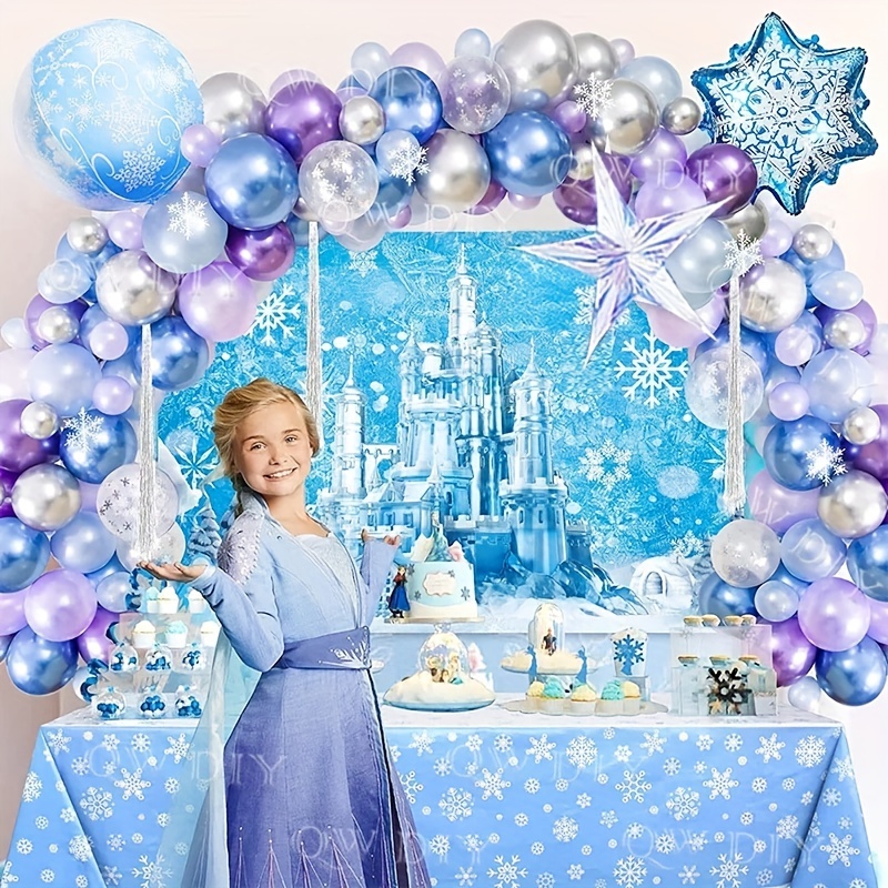 Frozen Snowflakes Decorations For Birthday Party Supplies - Temu