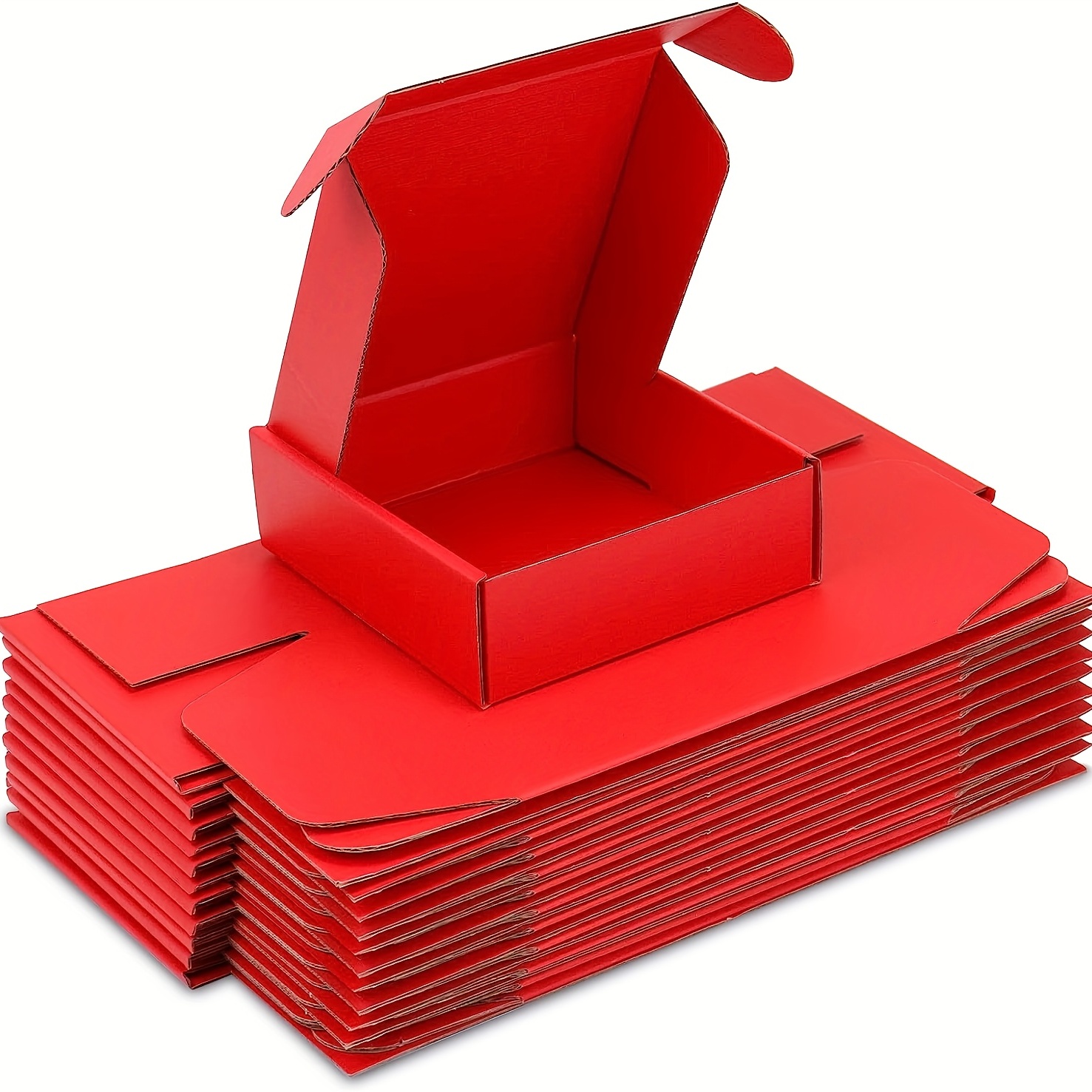 Cajas de envío pequeñas de 6 x 3 x 1 pulgadas, paquete de 50 cajas de envío  de cartón corrugado, caja de correo móvil para negocios