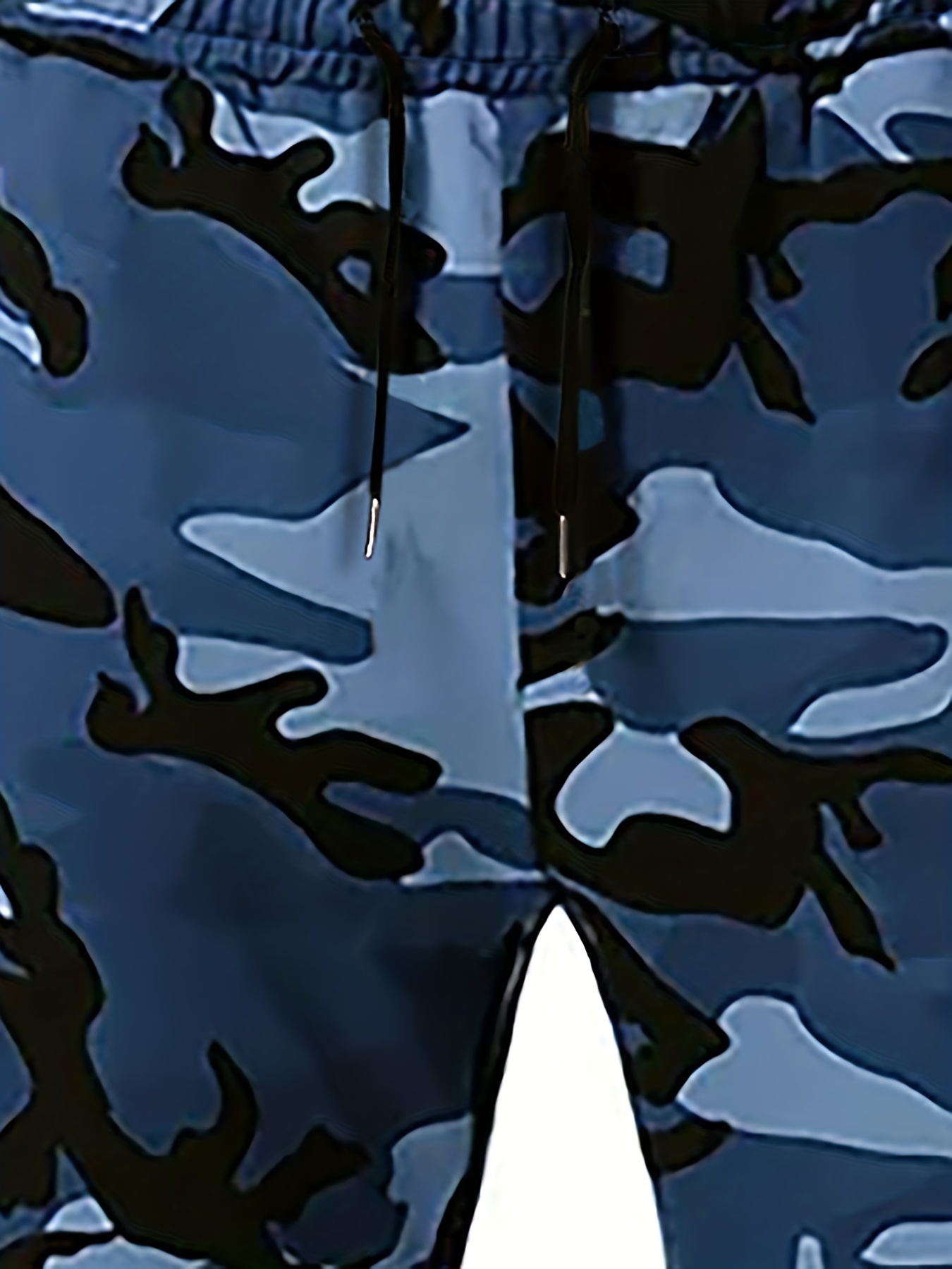 Plus size blue deals camo pants