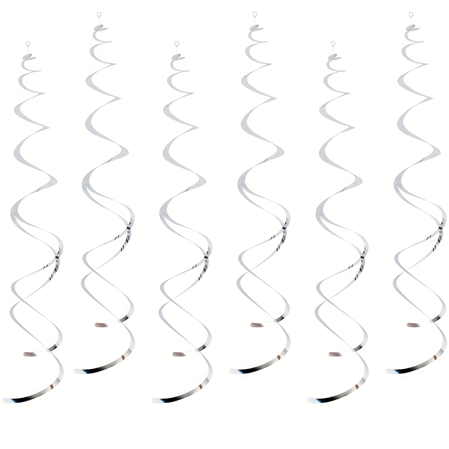 Silvery Hanging Swirl Party Decorations Sparkle Silvery - Temu