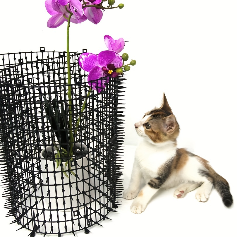 Outdoor And Indoor Cat Repellent Plastic Prickle Strip Mat - Temu