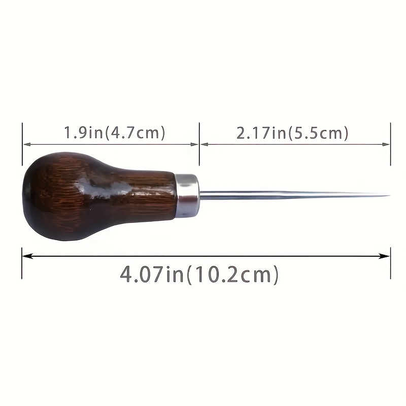 Scratch Awl with Wooden Handle