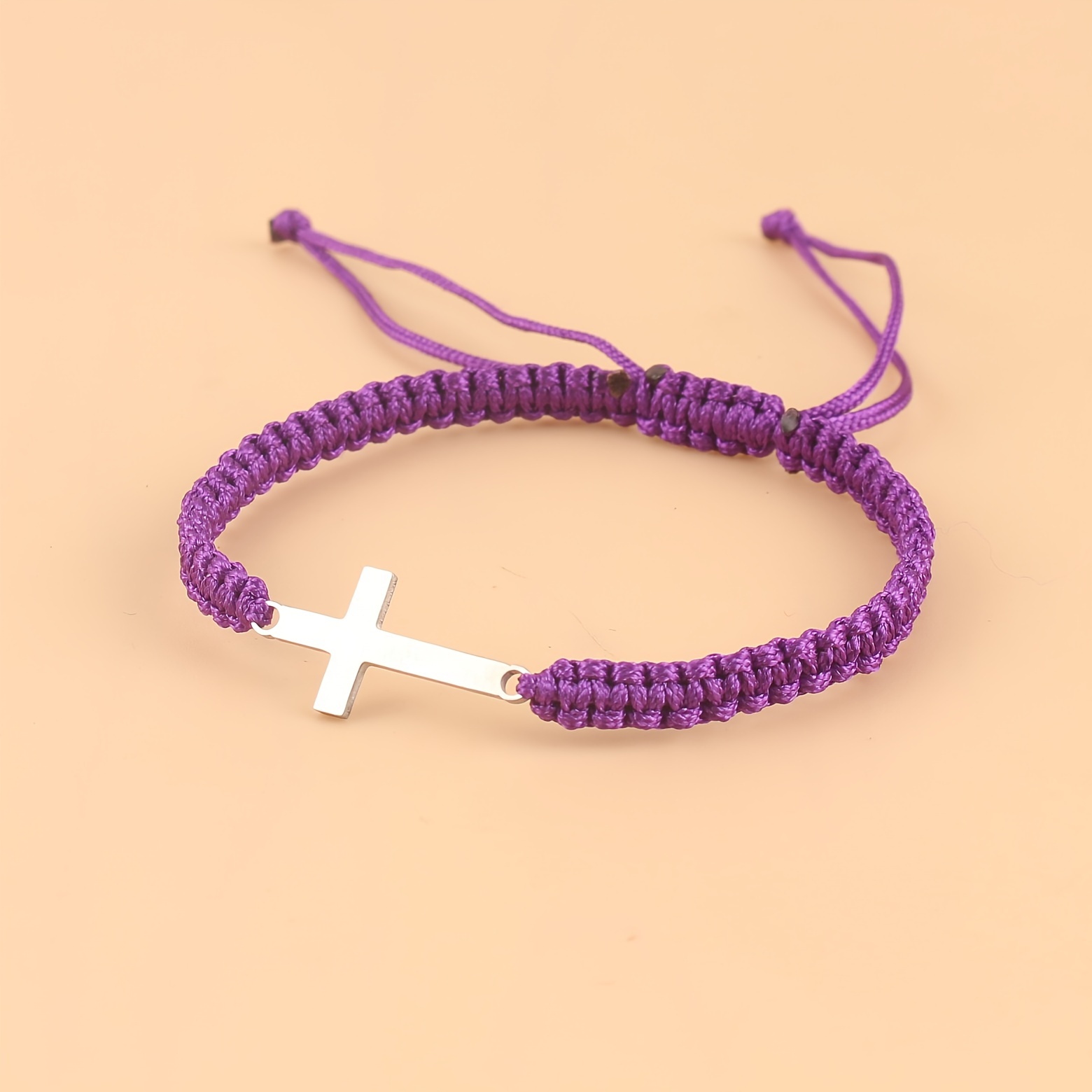 Purple hot sale rope bracelet