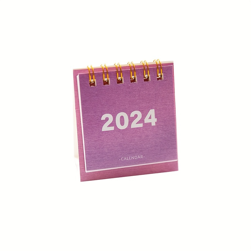 2024 Calendrier De Bureau Simple Mini Petit Calendrier De - Temu