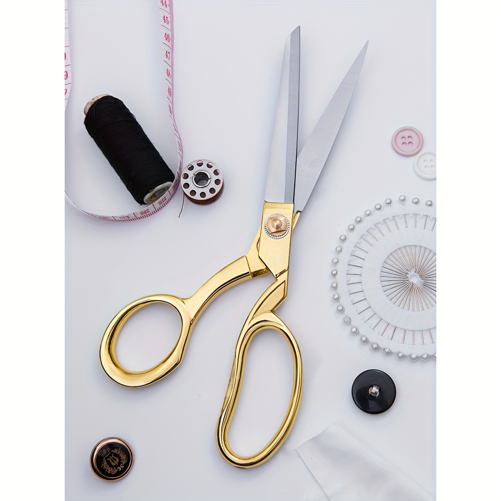 8.5” Stainless Steel Tailor Scissors Zinc Alloy Clothing Scissors  Professional Sewing Large Scissors Cutting Cloth Household Scissors German  Scissors Temu