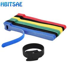 50pcs Cable Ties, Reusable Alternative To Zip Ties,  Thin Pre-Cut Cord Organization Straps, Wire Management For Office Or Home