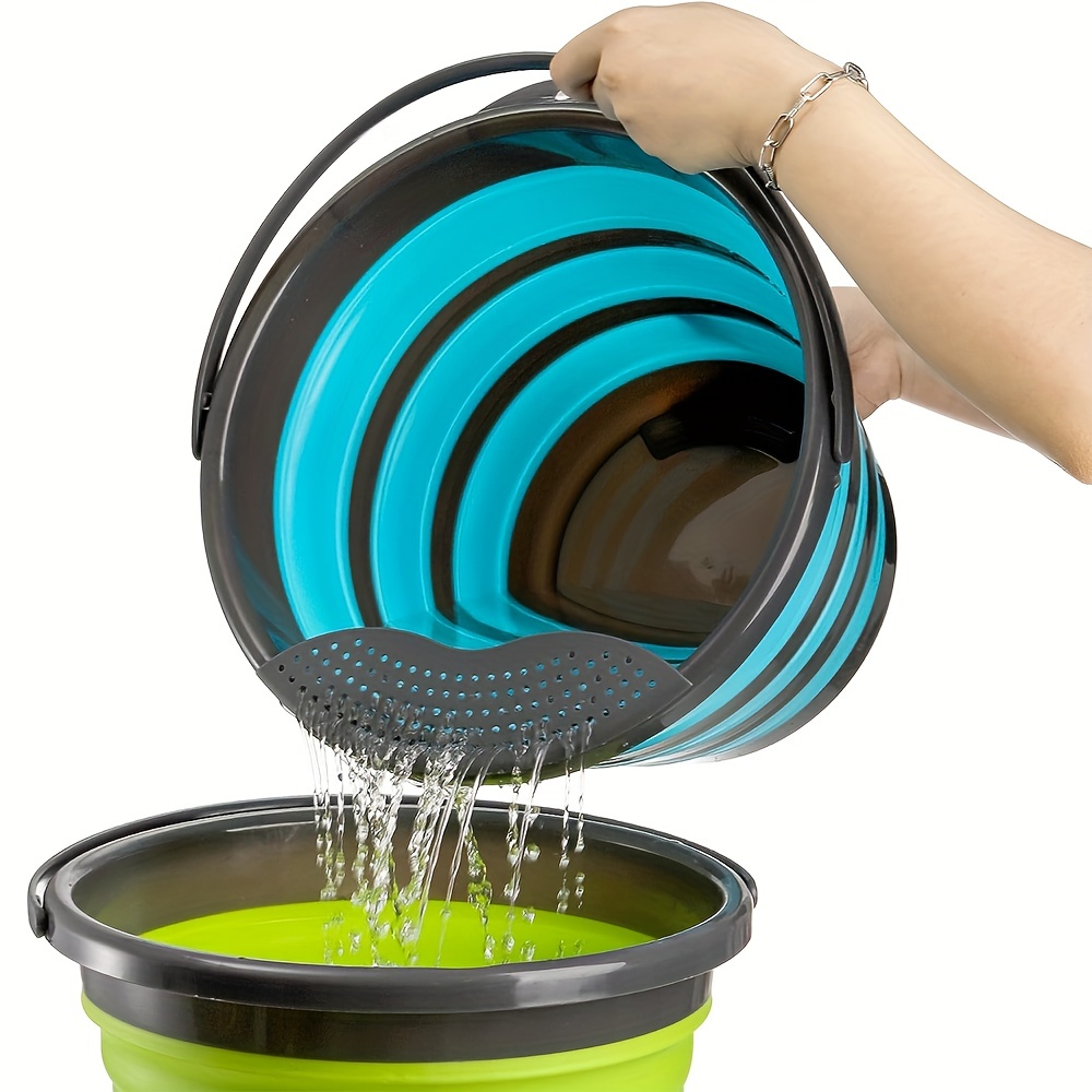 Collapsible Bucket 2.6 Gallon Cleaning Bucket Mop Bucket - Temu