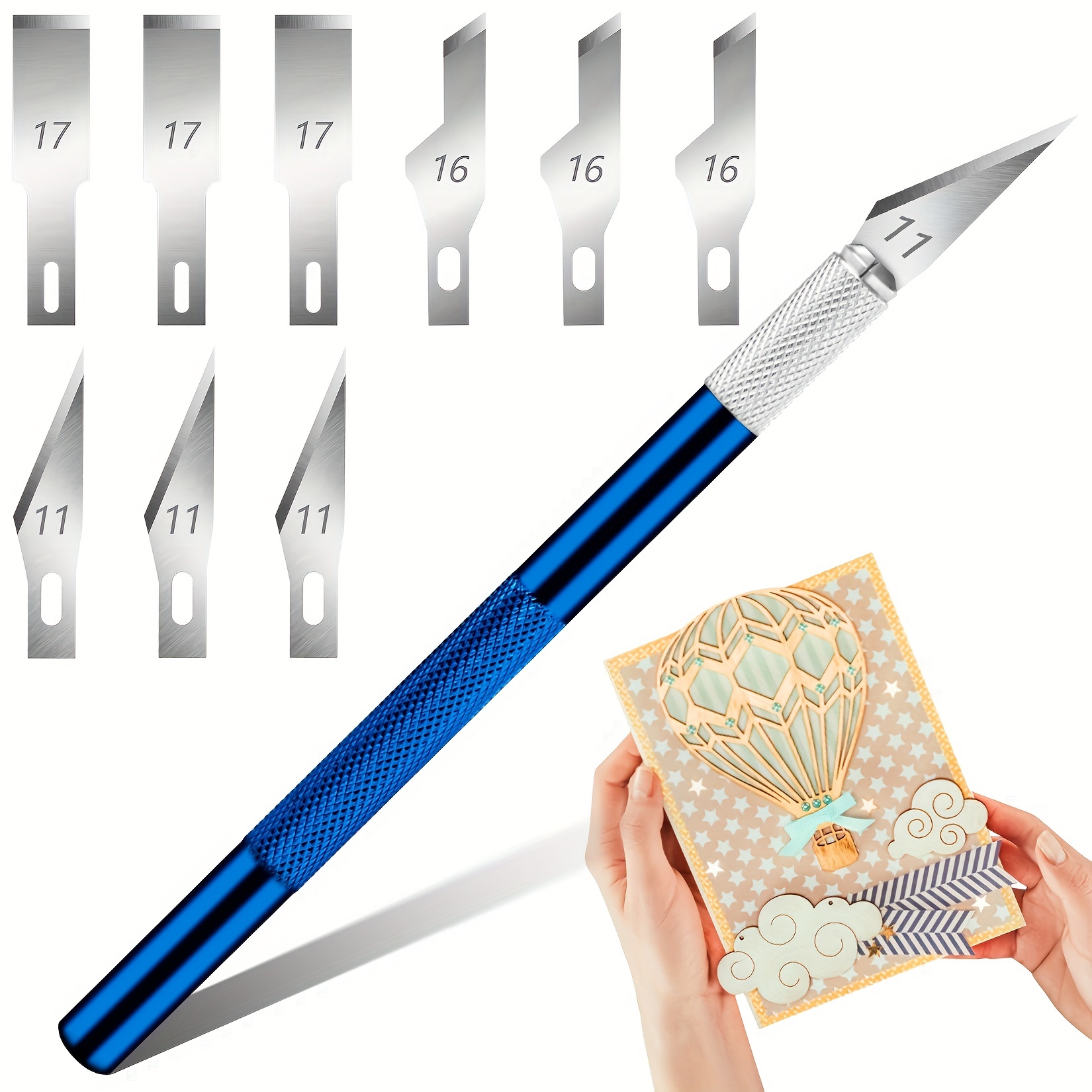 Exacto Knife Set Craft Knife With Hobby Knife Replacement - Temu