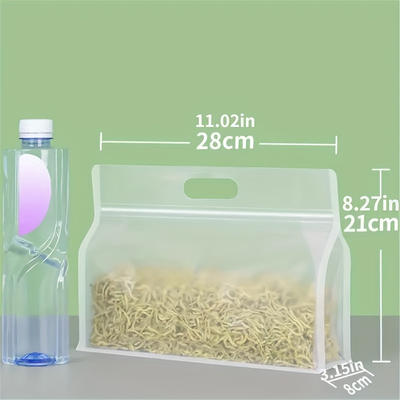 15pcs/set 27cm Self-sealing Plastic Bags For Food Storage