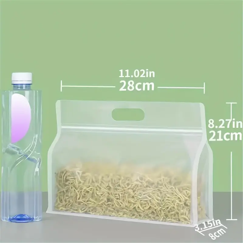 Rice Storage Bag, Airtight Collapsible Emergency Water Jug Container Bag,  20PCS（Multi-Spec）- with Lids Moisture Resistant Home Essentials, for  Cereal