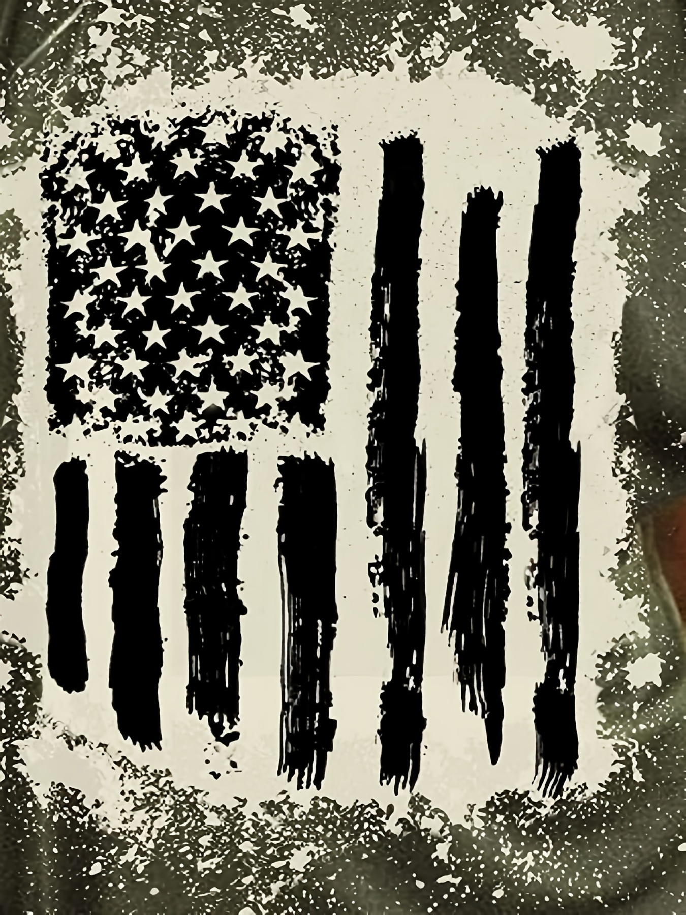 Vintage Flag Print Tank Top for Women