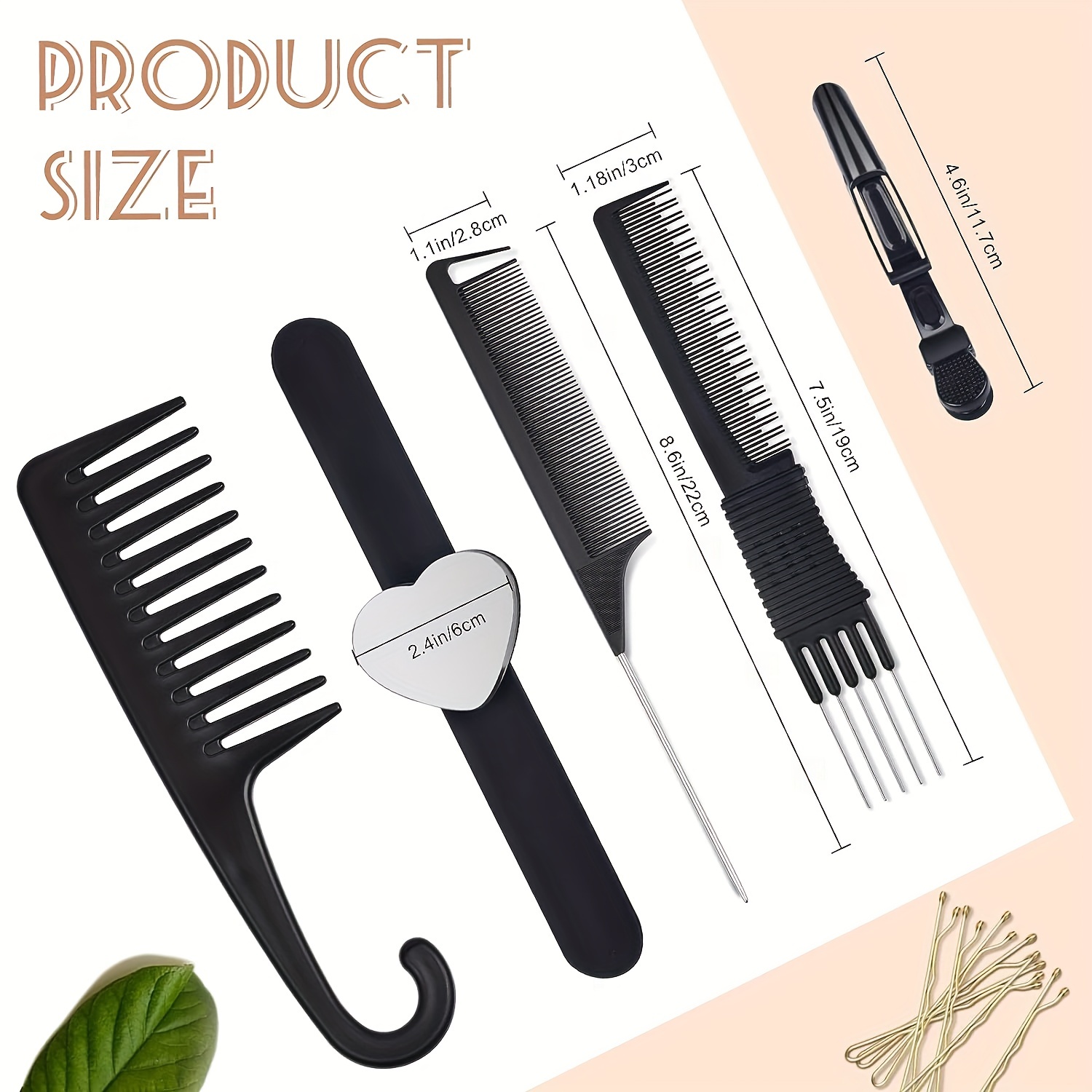 Magnetic Pin Holder Wrist Band, Magnetic Wrist Sewing Pincushion Wristband  For Gel Pin Holder For Stylist Hair Pins Holder With Combs For Braiding Hai