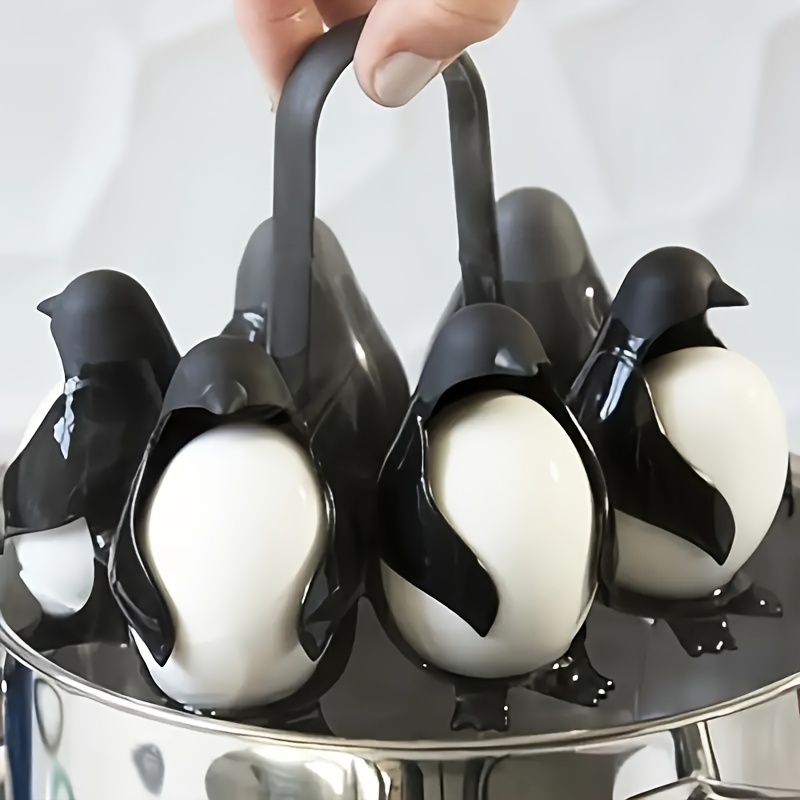 Egg Steamer, Penguin Egg Three-in-one Kitchen Egg Steamer, Egg Storage  Rack, Penguin Egg Cooker, Kitchenware, Kitchen Gadget - Temu