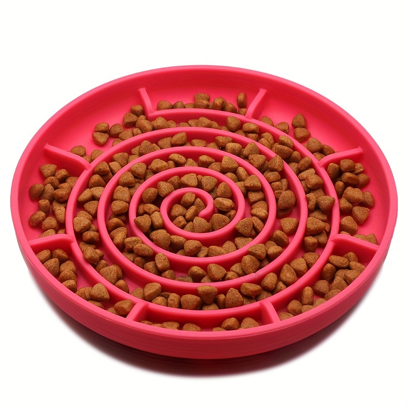 Slow Feeder Dog Bowls Silicone Maze Food Bowl Feeders Dog Puzzle