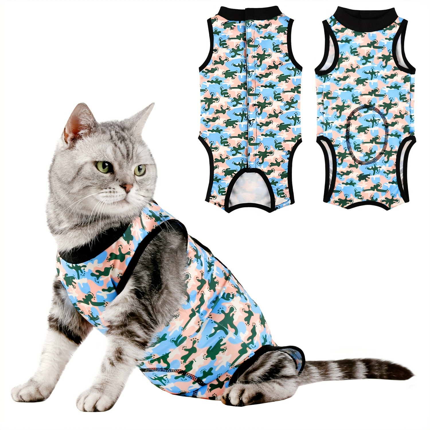 Custom Amputation Recovery Suit for Cats and Dogs