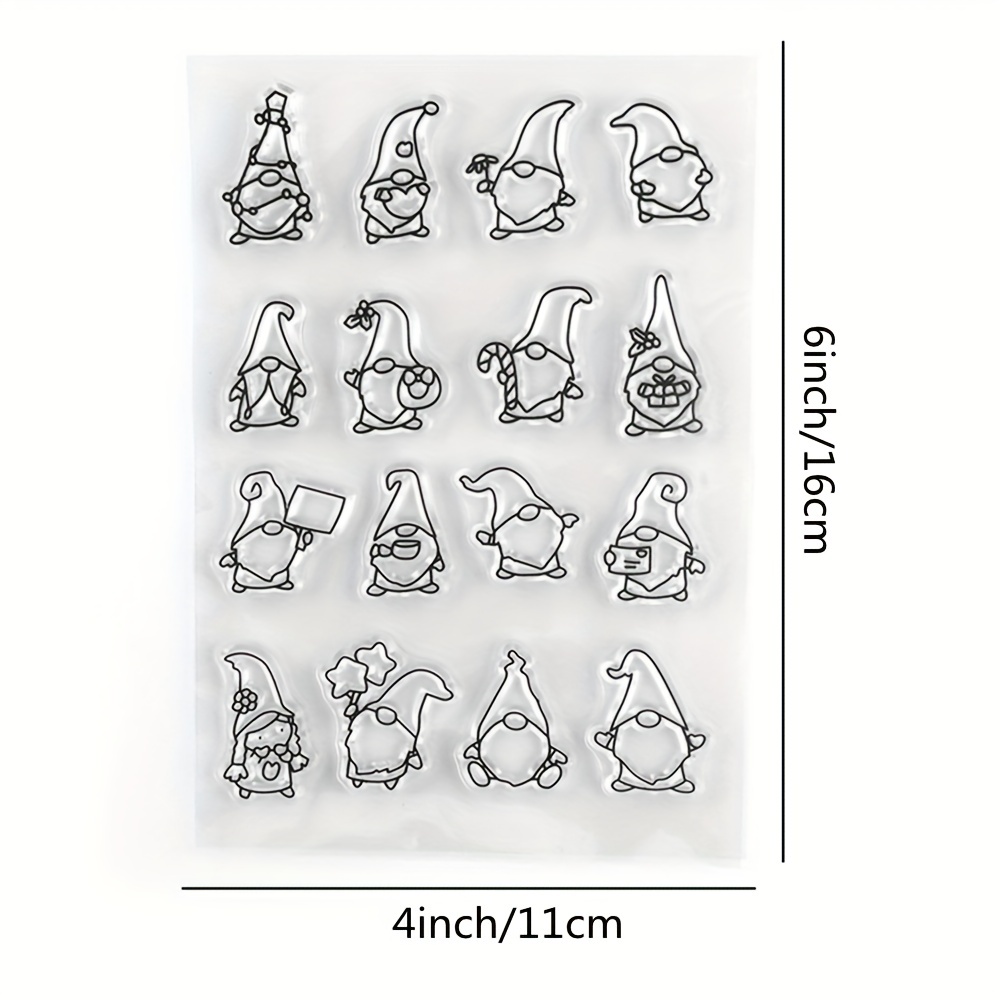 Little Gnome Stamp And Cutting Dies Set Fordiy Greeting - Temu