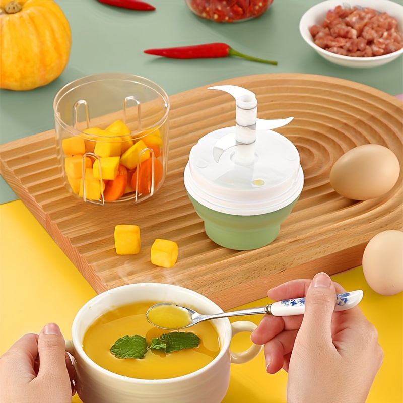 Electric Mini Chopper - Handheld Vegetable Cutter For Meat, Pepper, Chili,  Onion, Celery - Wireless And Portable - Temu Oman