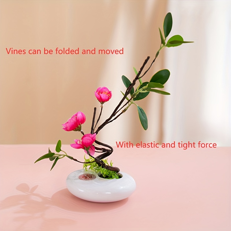 1 pieza de plantas artificiales mini flor artificial con - Temu