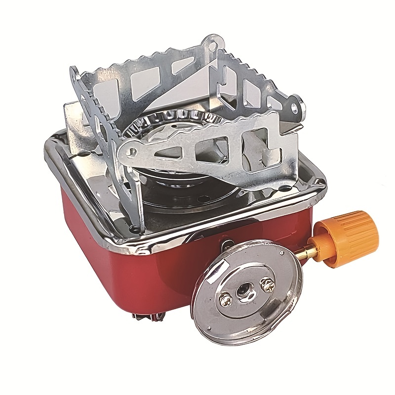 Portable Windproof Camping Gas Stove - Foldable Burners For Backpacking,  Hiking, And Outdoor Cooking - Temu