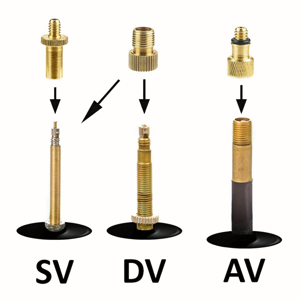 Bicycle Valves Adapter Copper Cycling Pump Adapters Temu