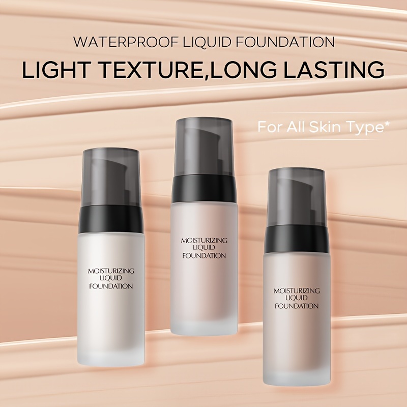 Waterproof Liquid Foundation Brightening Facial Skin Tone - Temu