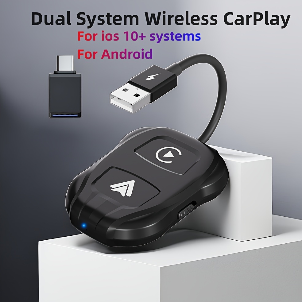 Upgrade Your Car's Wired Carplay To Wireless With This Plug & Play Dongle -  Compatible With Cars Since 2015 & Ios10+ - Temu Canada