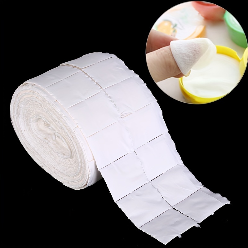 

500pcs/roll Nail Cotton Wipes Uv Gel Nail Tips Polish Remover Cleaner Lint Paper Pad Soak Nail Art Cleaning Manicure Tool