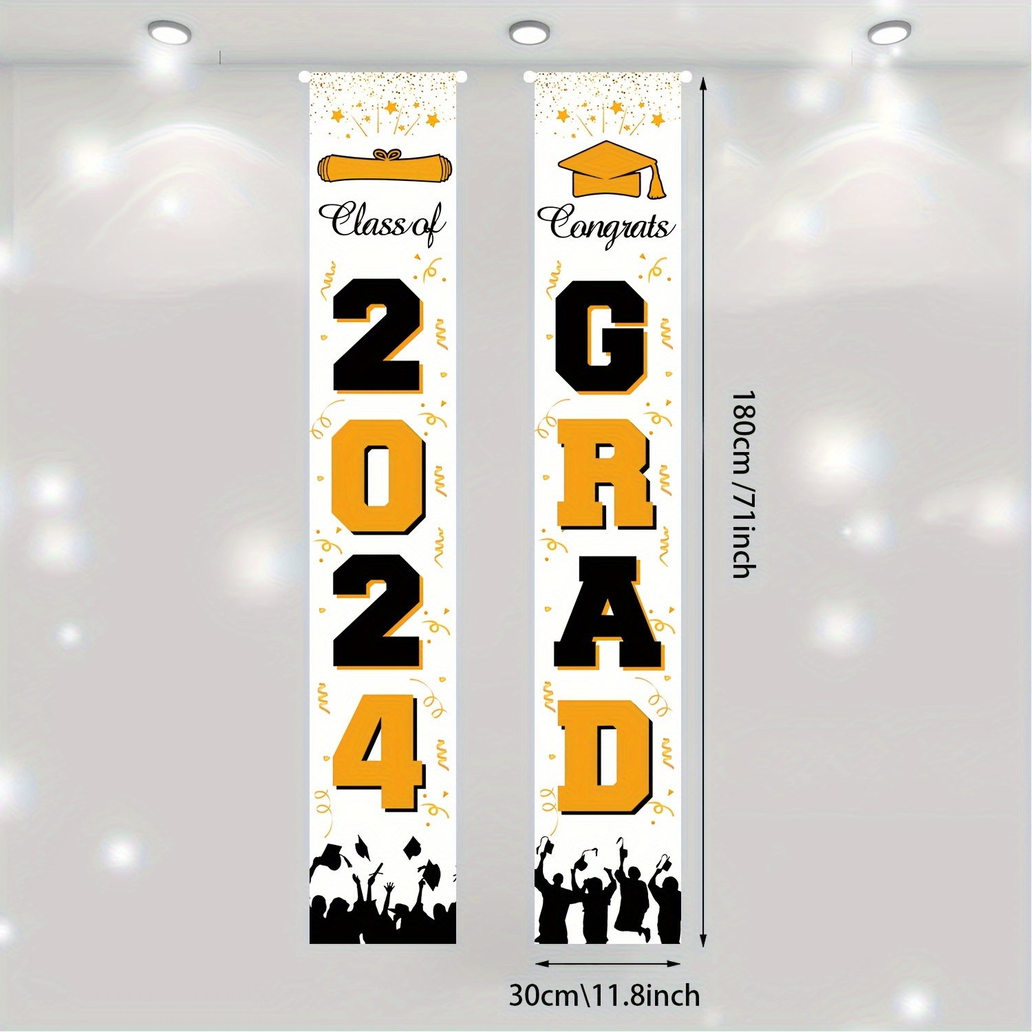 Class 2024 Congrats Graduation Party Supplies Graduation - Temu United ...