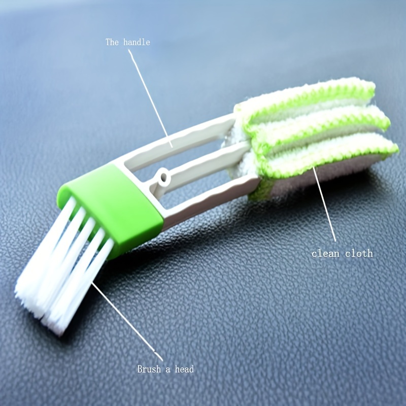 Double Head Brush Car Air Vent Brush Conditioner Grille - Temu