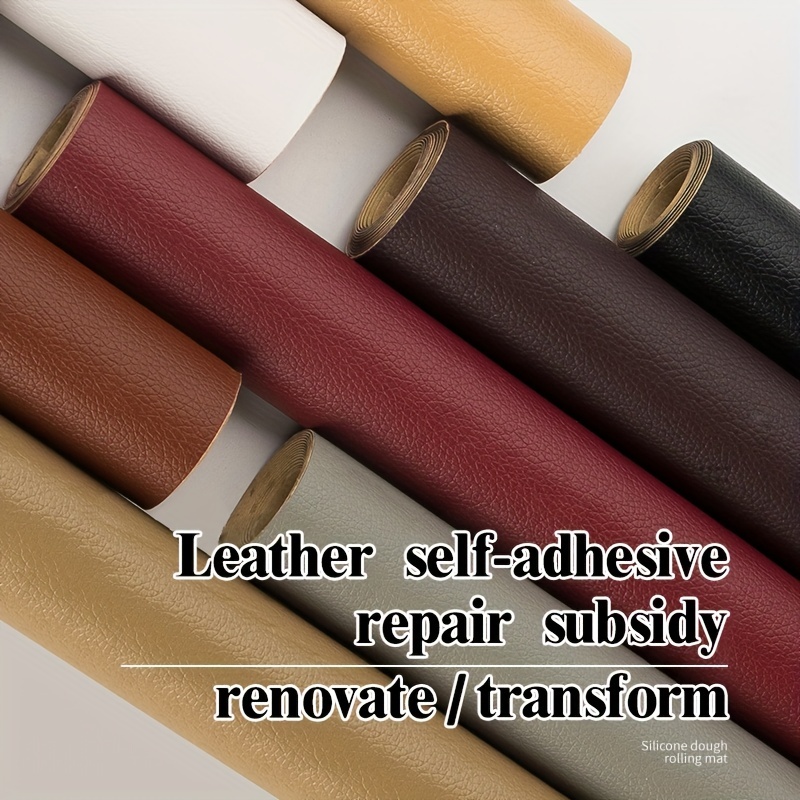 Strong Self adhesive Leather Stickers Home Goods Computer - Temu