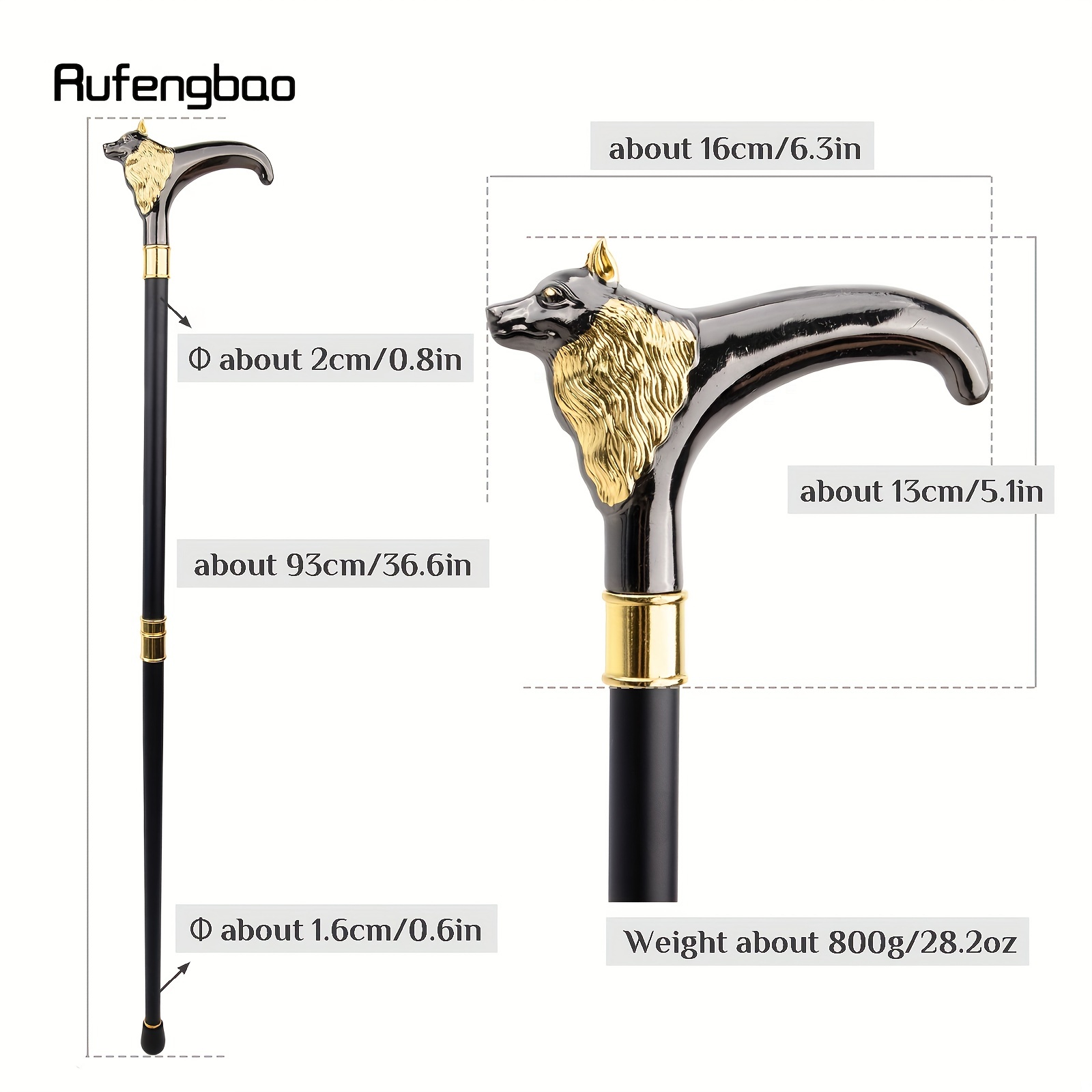 Leopard Brown Wooden Walking Cane: Fashionable, Vampire Themed Halloween  Party Accessory From Rufengbao, $17