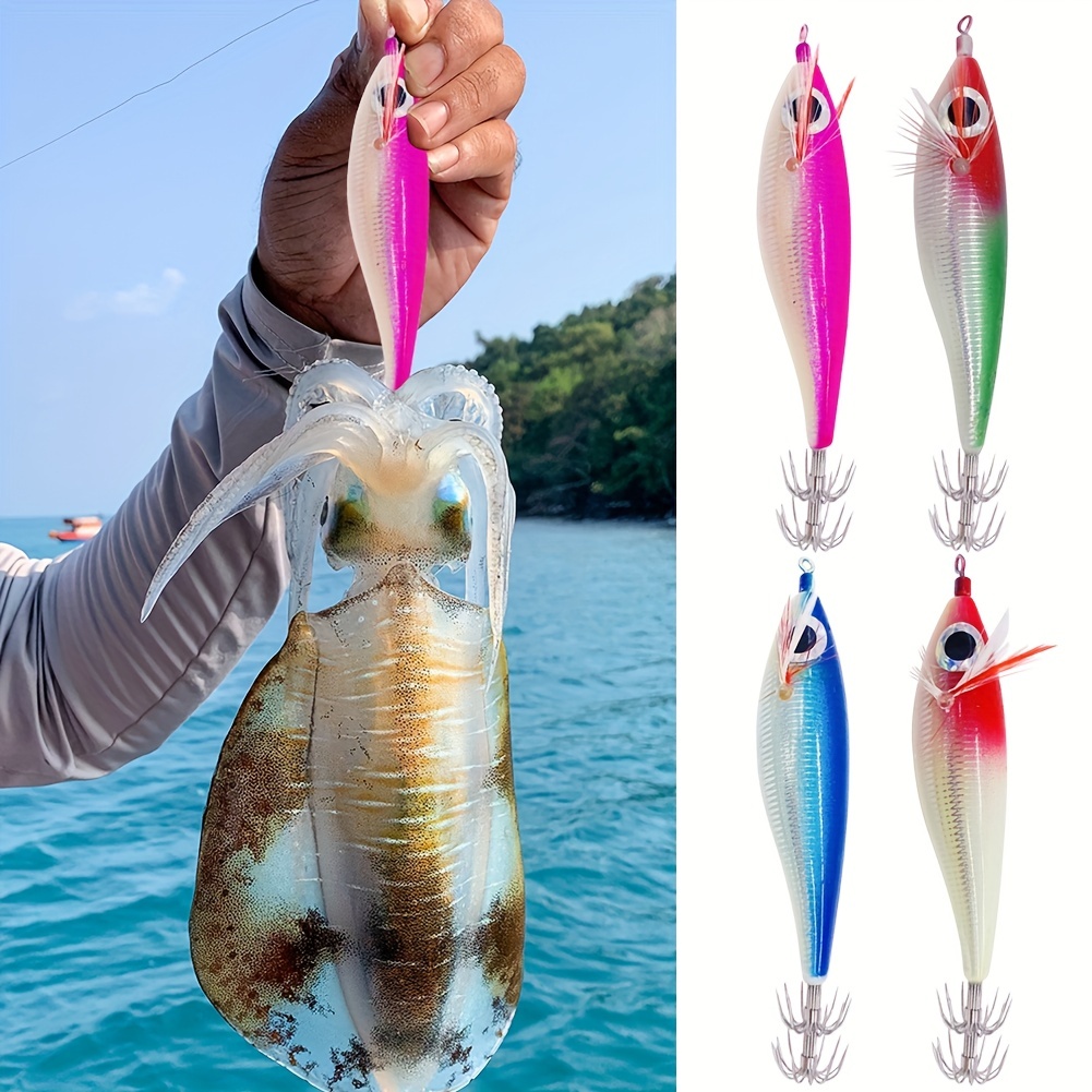 Luminous Bionic Shrimp Fishing Lure Artificial Cuttlefish - Temu