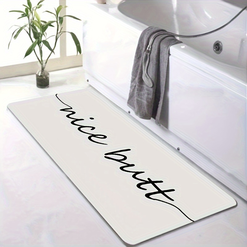 Ultra Soft Diatom Mud Mat For Bathroom Non Slip Bathroom Rug - Temu