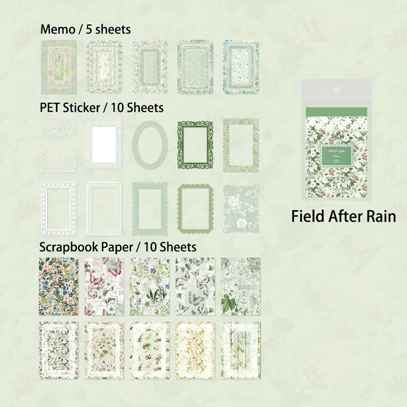 Vintage Scrapbooking Supplies Lace Series Scrapbook Paper - Temu