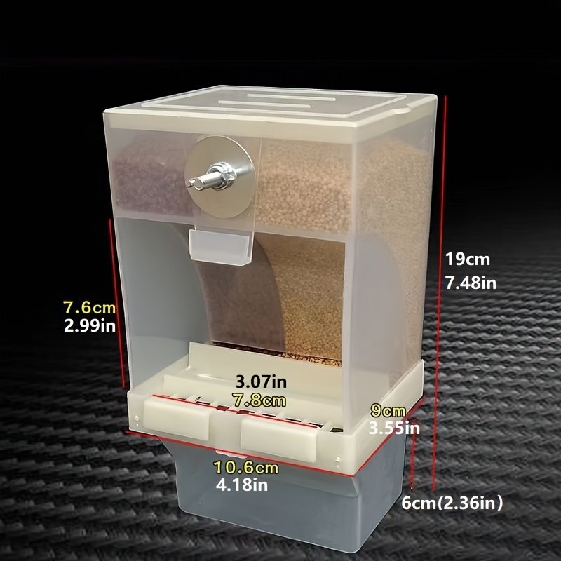 Automatic Bird Feeder Water Dispenser Parrots Cockatiels Temu