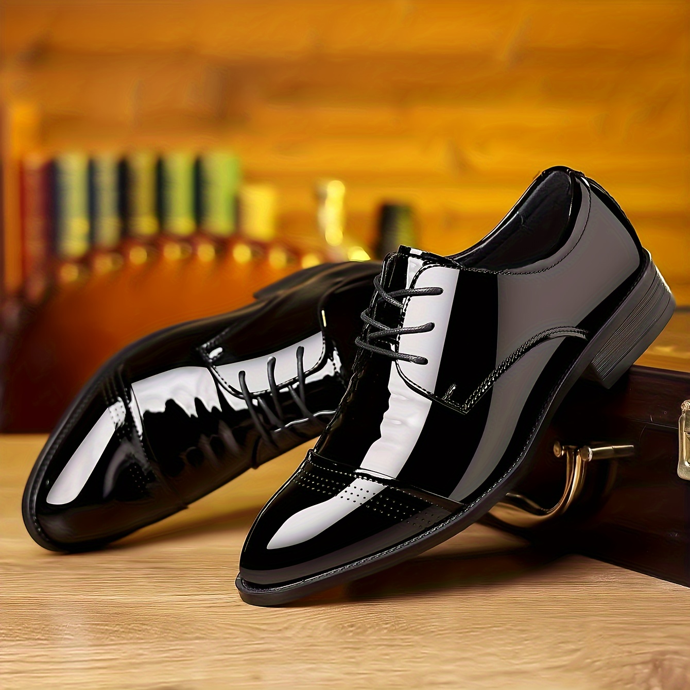 Mens Patent Leather Shoes - Temu Canada