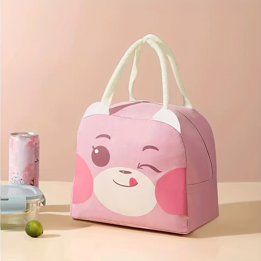 Student's Lunch Bag Insulated Lunch Tote Bag For Girl Cute - Temu