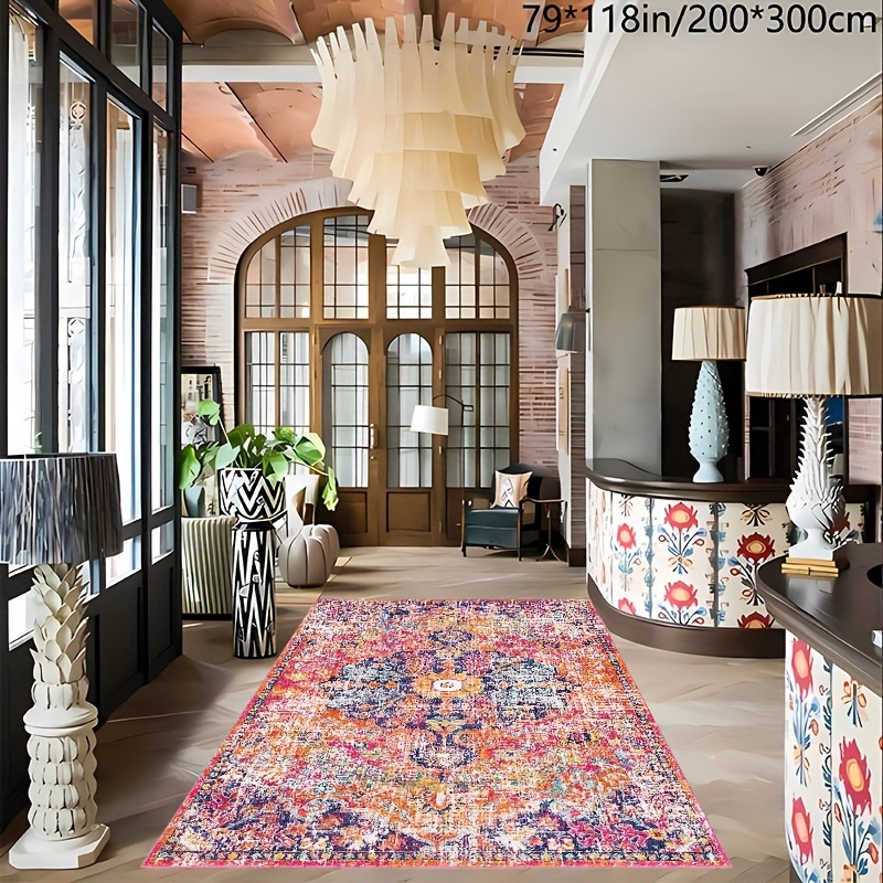 Bohemian Traditional Area Floor Mat Home Entry Door Floor - Temu