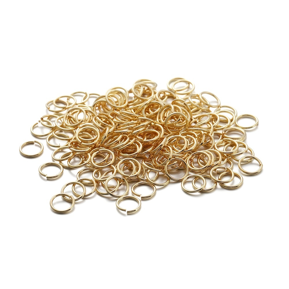 1000Pcs O Ring Connectors Metal Open Jump Rings Set 304 Stainless