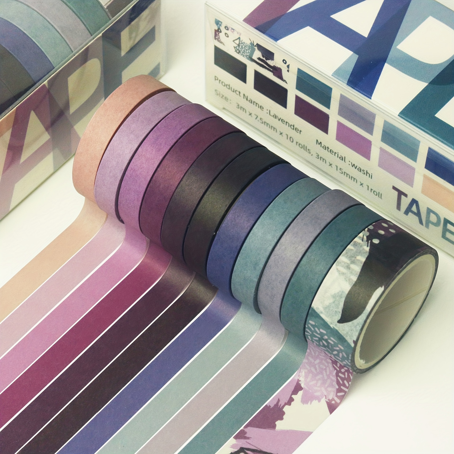 Creative Rainbow Series Washi Tape Stickers Student Handbook - Temu