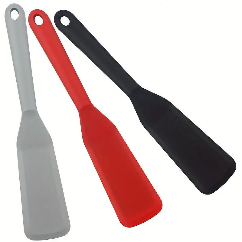 Heat Resistant Silicone Omelet Spatula For Eggs, Burgers, Pancakes, Steak,  Crepes, And More - Non-stick Cooking Spatula For Perfect Results - Temu