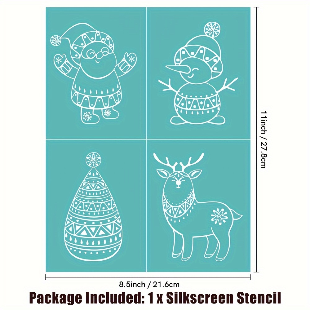 Christmas Series DIY Seal Reusable Metal Stencil for Scrapbooking