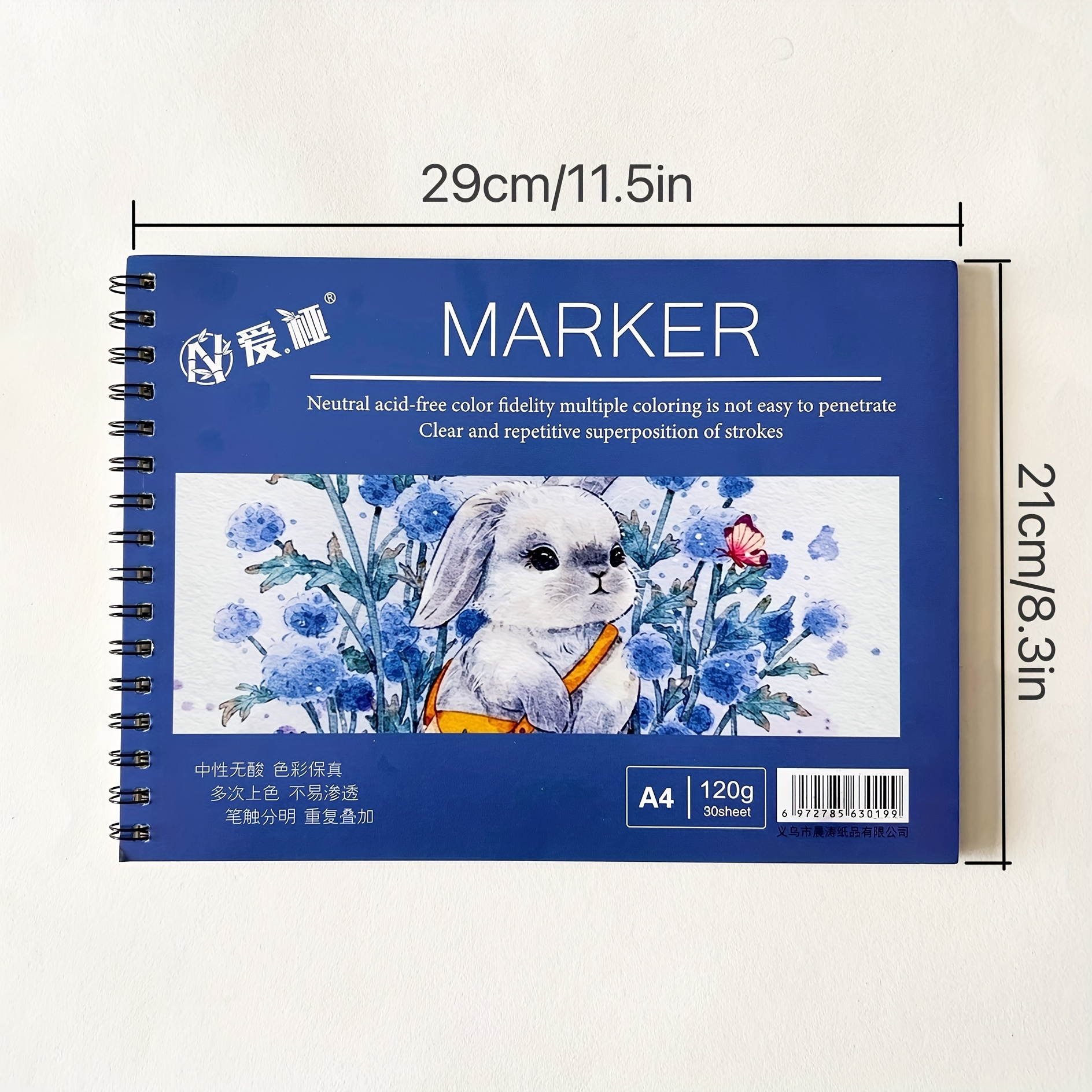 Premium Marker Paper Pad, Bleedproof Smooth Strokes Drawing Book For Mixed  Media Coloring, Painting, Alcohol Markers And Ink Mediums For Beginners,  Adults And School Supplies(a4, 100gsm) - Temu